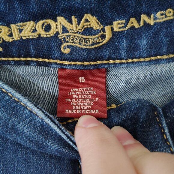 Arizona Jeans Size 15 Ripped Jeans - Picture 4 of 5